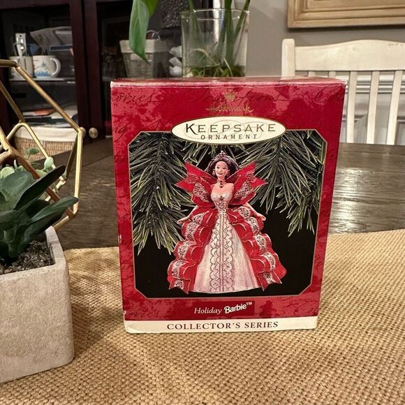Hallmark Barbie Keepsake Ornament Holiday Barbie Vintage 1997 NEW - Picture 7 of 9